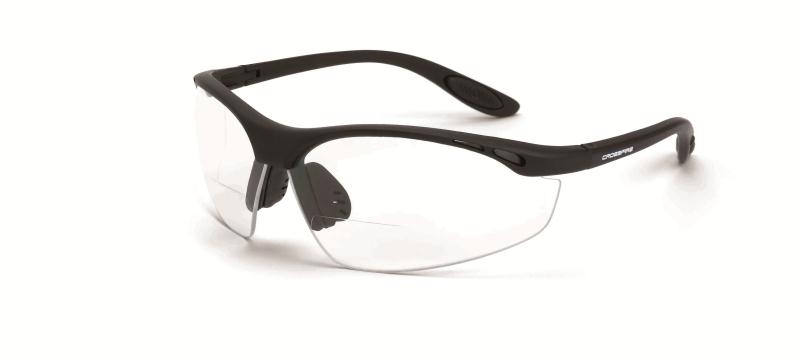 Crossfire Safety Eyewear Talon 12415 15 Clear Lens Matte Black Frame