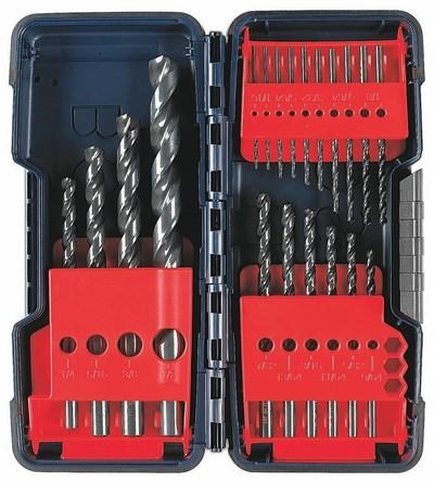 20 Piece Plastic Black Oxide Drill Bit Set | R. S. Dale